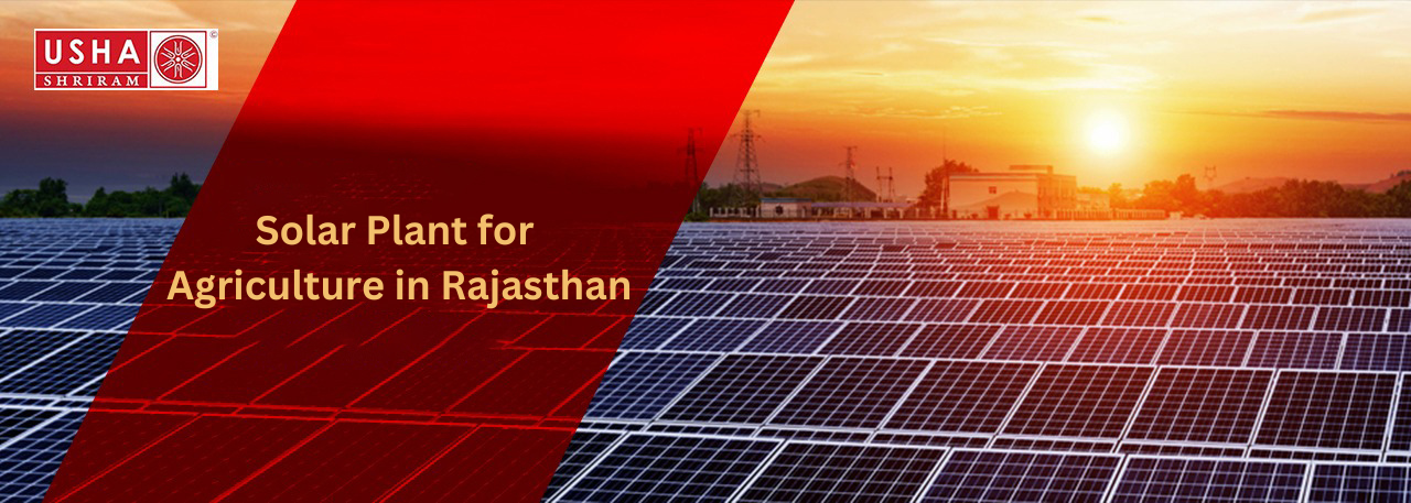 Solar plant for agriculture in Rajasthan