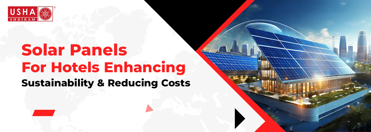 Solar panels for hotels