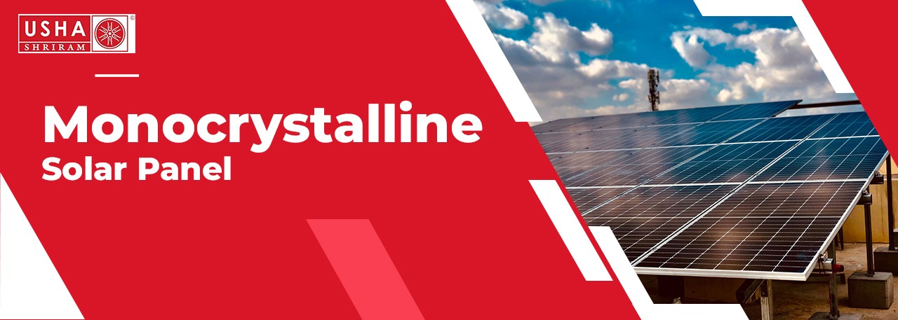 Monocrystalline solar panel