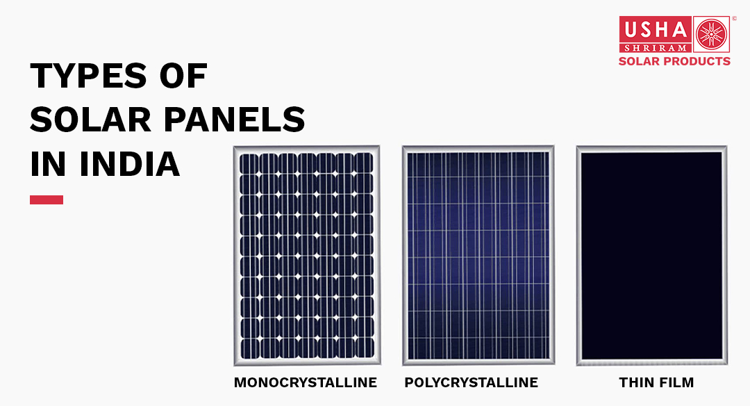 types of solar panels