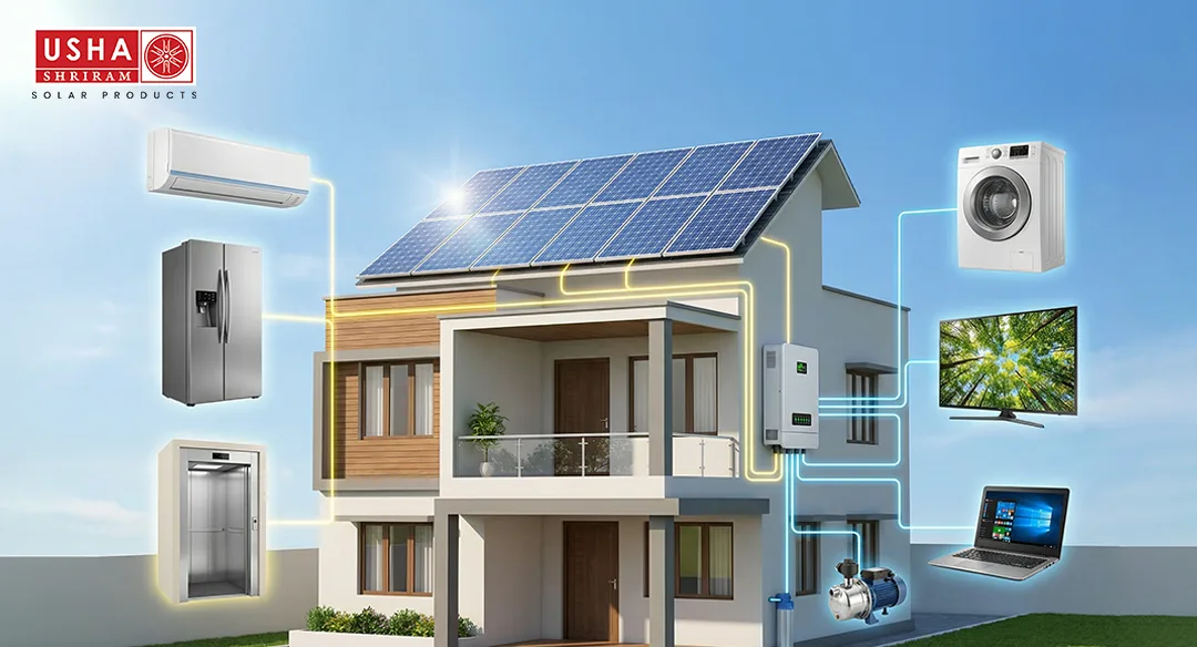Can solar run AC? Solar-powered home running AC and appliances.