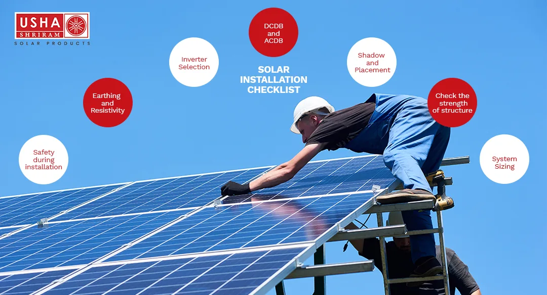 solar installation checklist guide by usha sriram solar