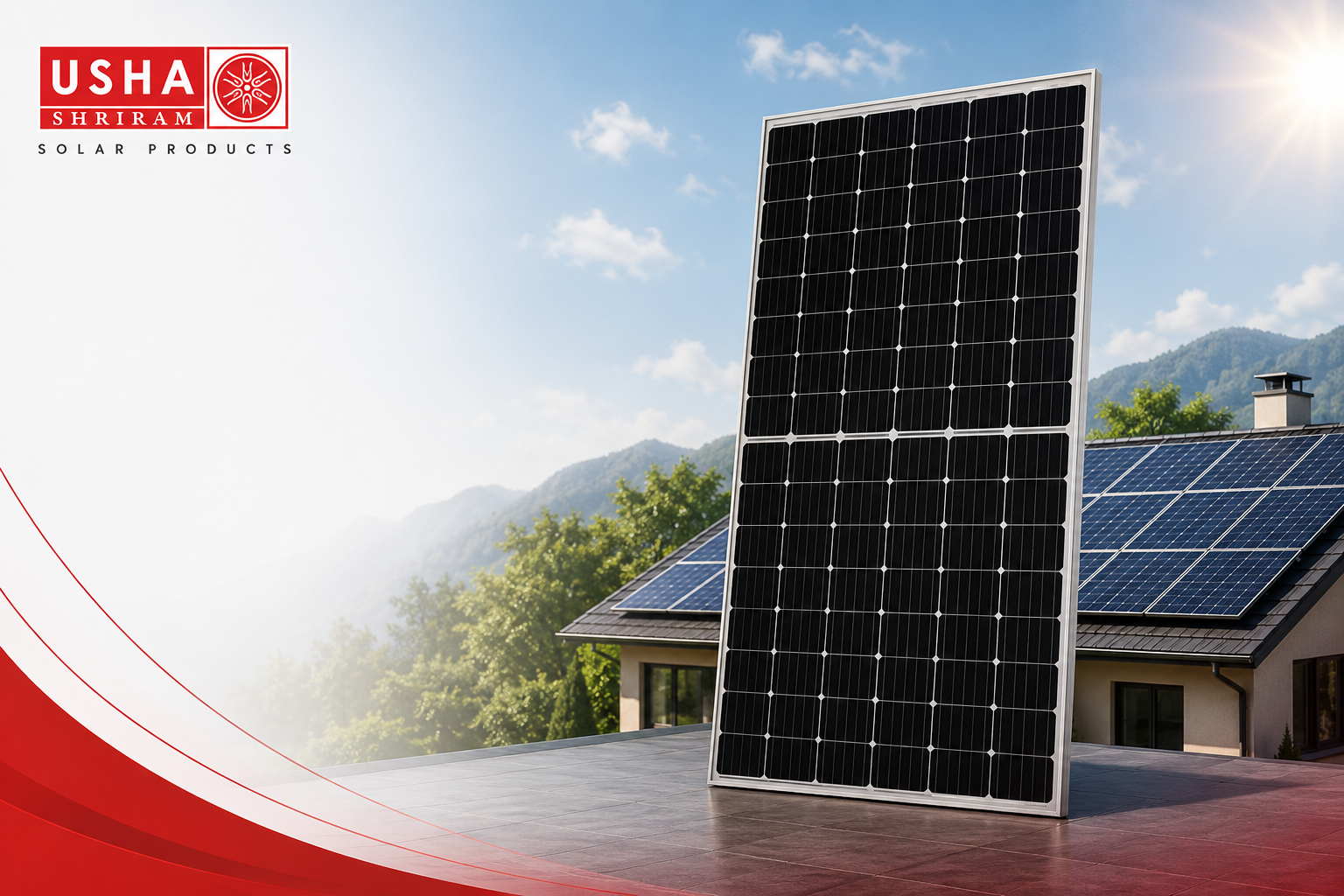 550 Watt Mono PERC Solar Panel: Price Per Watt, Features & Why Usha Solar is Your Best Choice